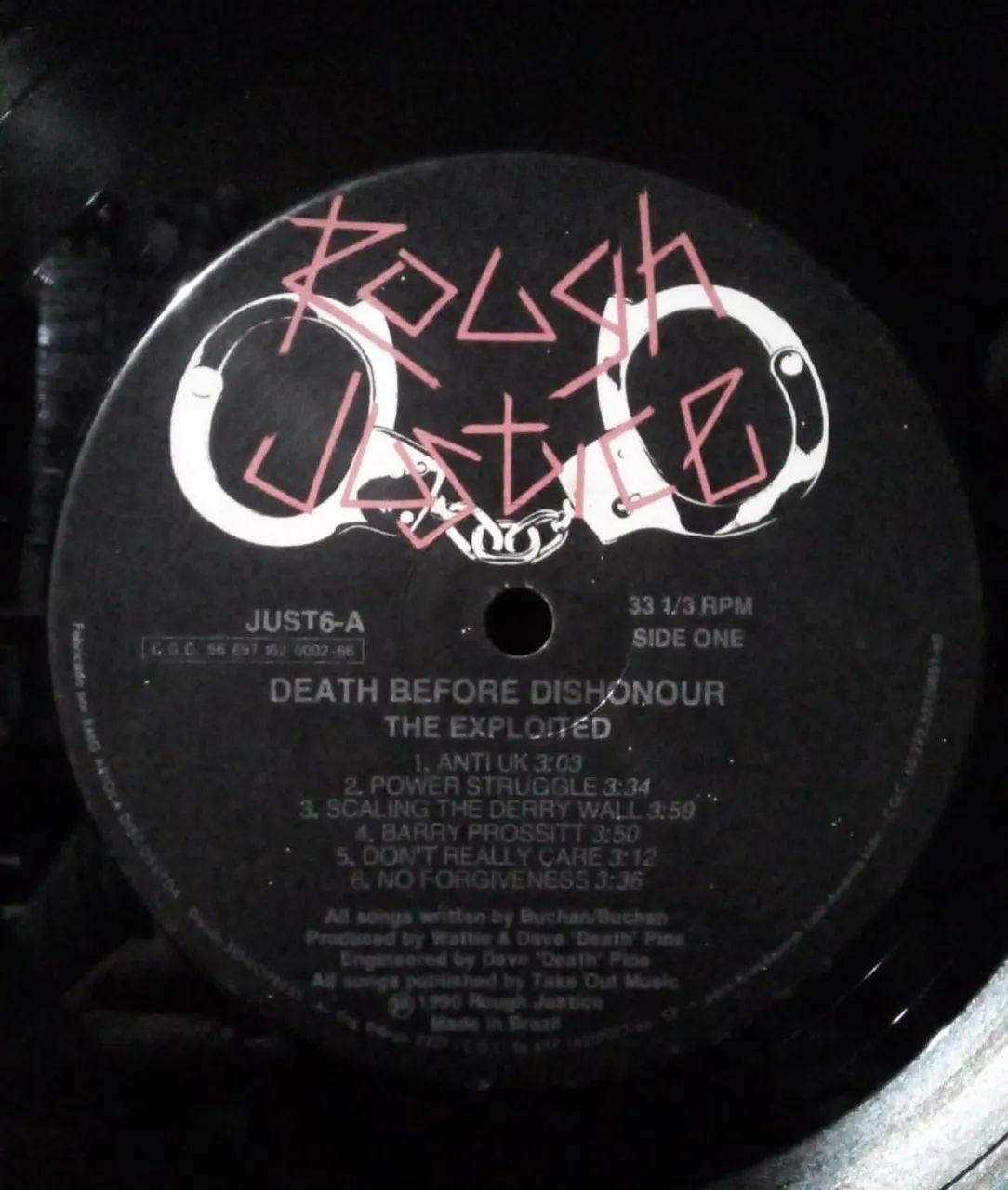 The Exploited - Death Before Dishonour LP 1990 original de época novíssimo! Varukers GBH - Foto 5