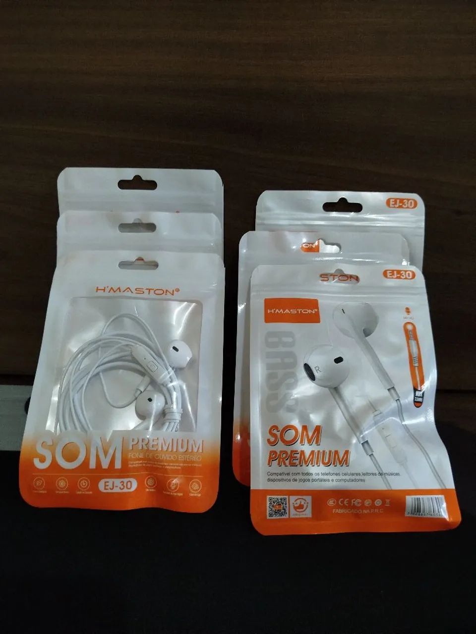 Fone de ouvido com fio H'Maston Premium (Com microfone) - Foto 3