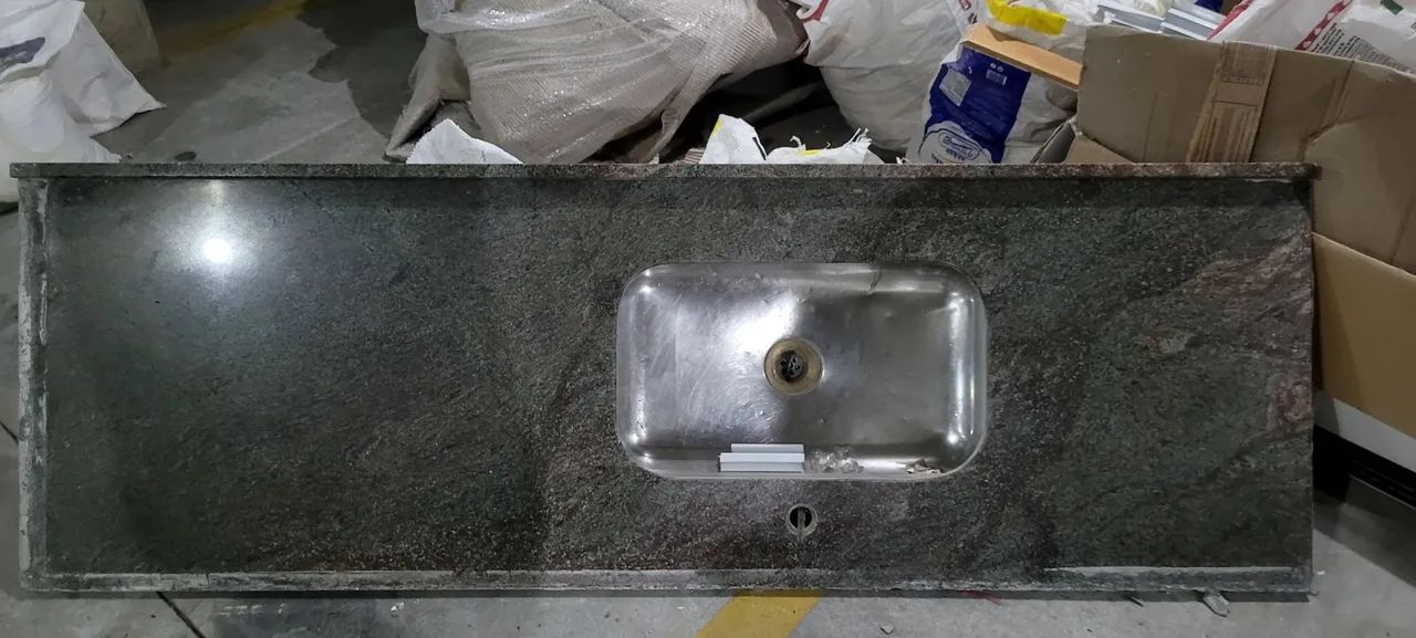 Bancada de granito com pia435689993200609281