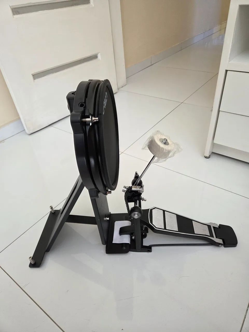 Pad eletrônico e pedal de bumbo H-Tech
