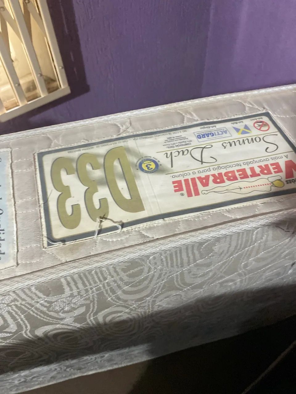 Cama box + base - Solteiro Ortopédica  - Foto 3
