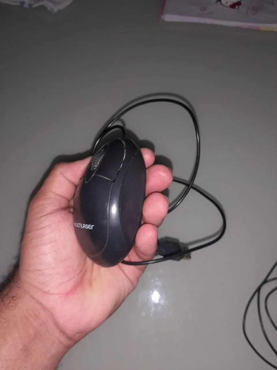 kit 2 mouses usb com fio preto - Foto 5