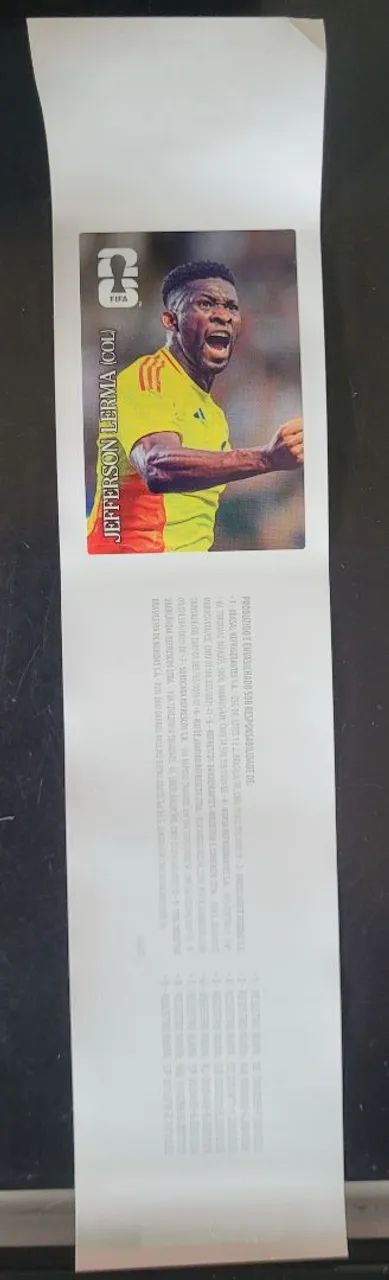 Figurinha Promocional Coca Cola Copa do Mundo Jefferson Lerma Seleção Colômbia  - Foto 2