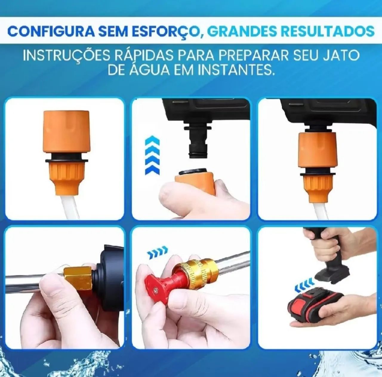 Kit lavadora de alta pressão nova! - Foto 5