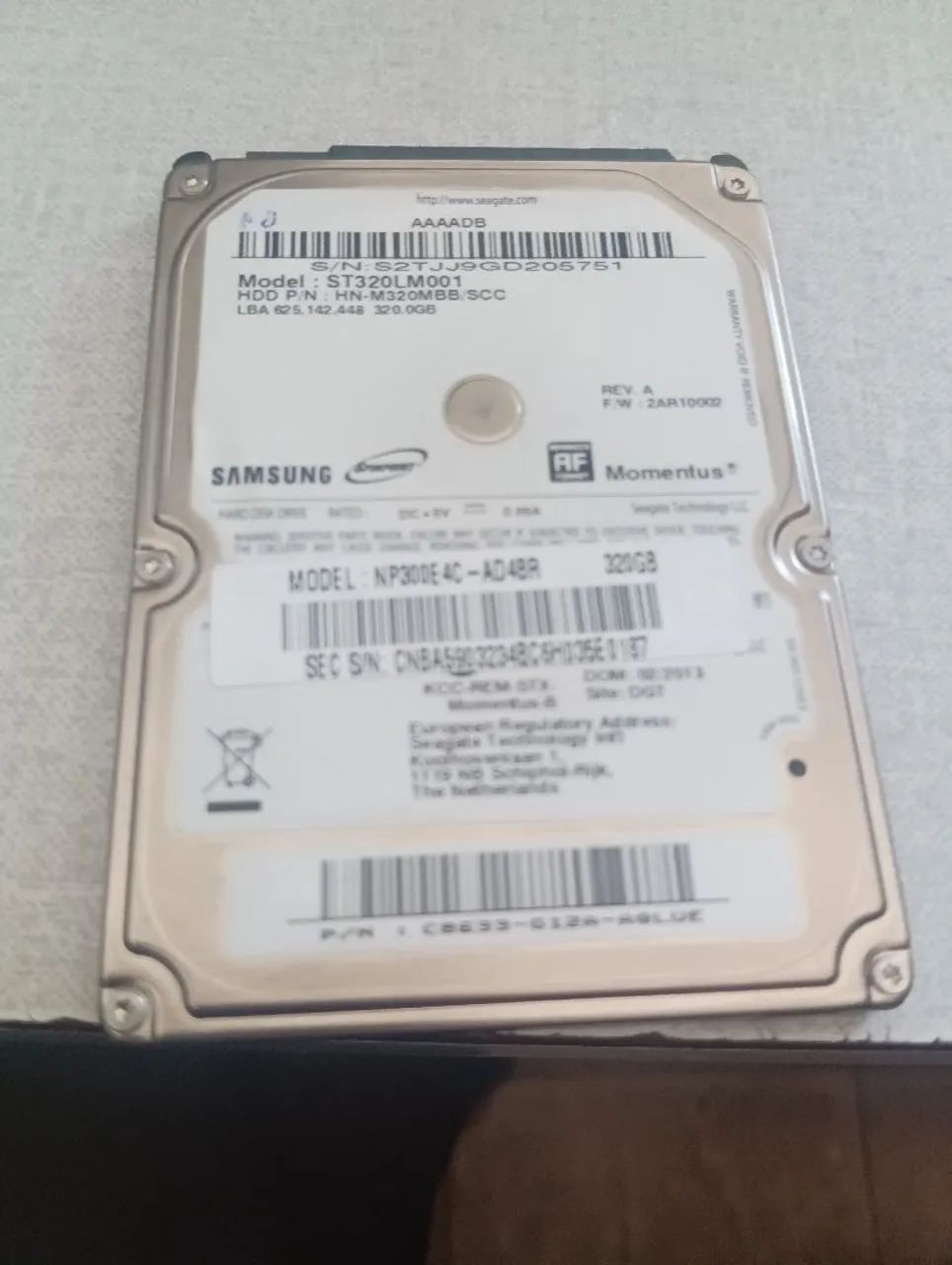 HD para notebook 320 Gigas. - Foto 5