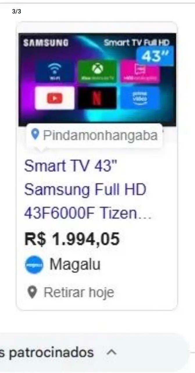 Tv Samsung 43 polegadas  - Foto 3