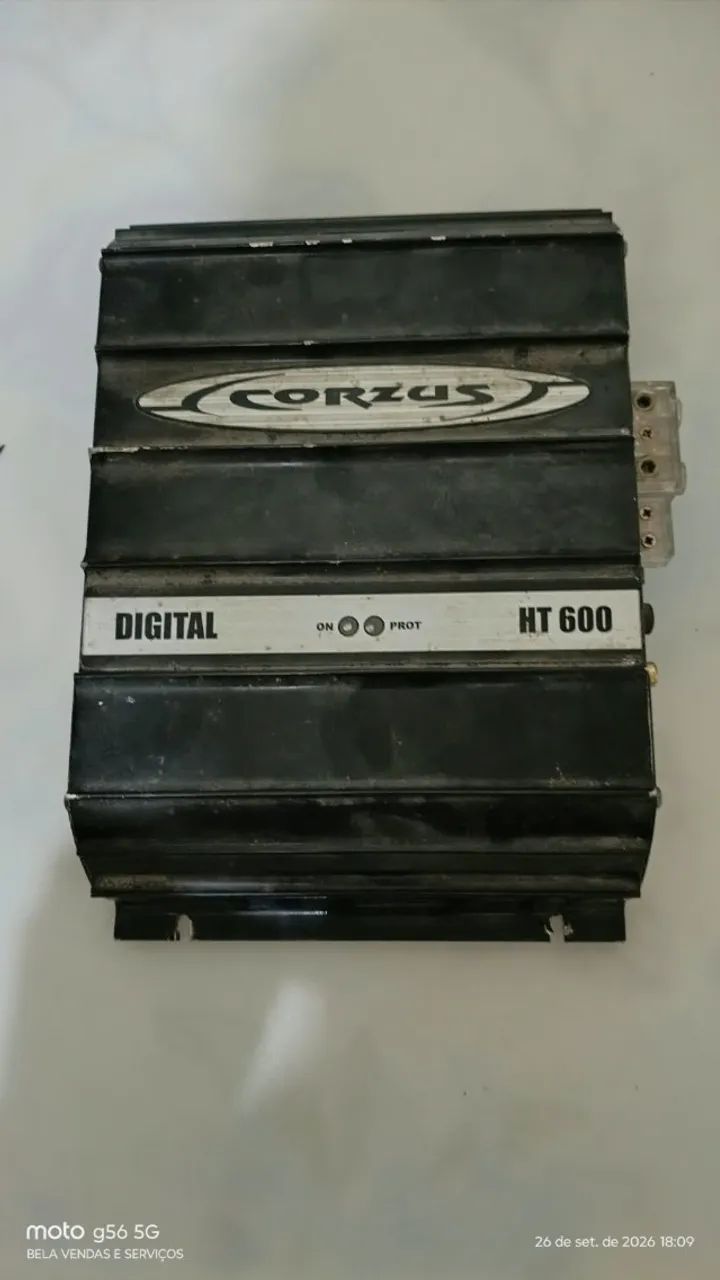 módulo amplificador corzus ht600 digital 600w rms - Foto 3