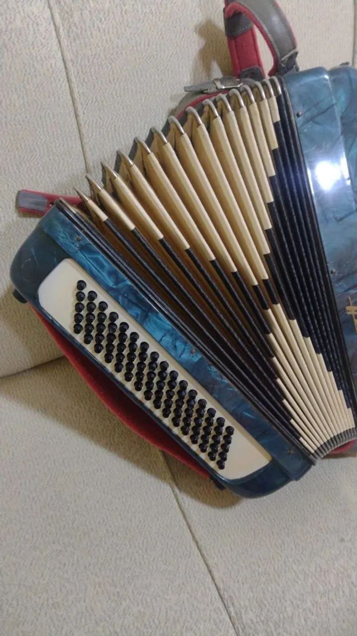 ACORDEON SANFONA HERING 80 BAIXOS HIPER NOVA E AFINADA..  LINDA D +++ - Foto 4