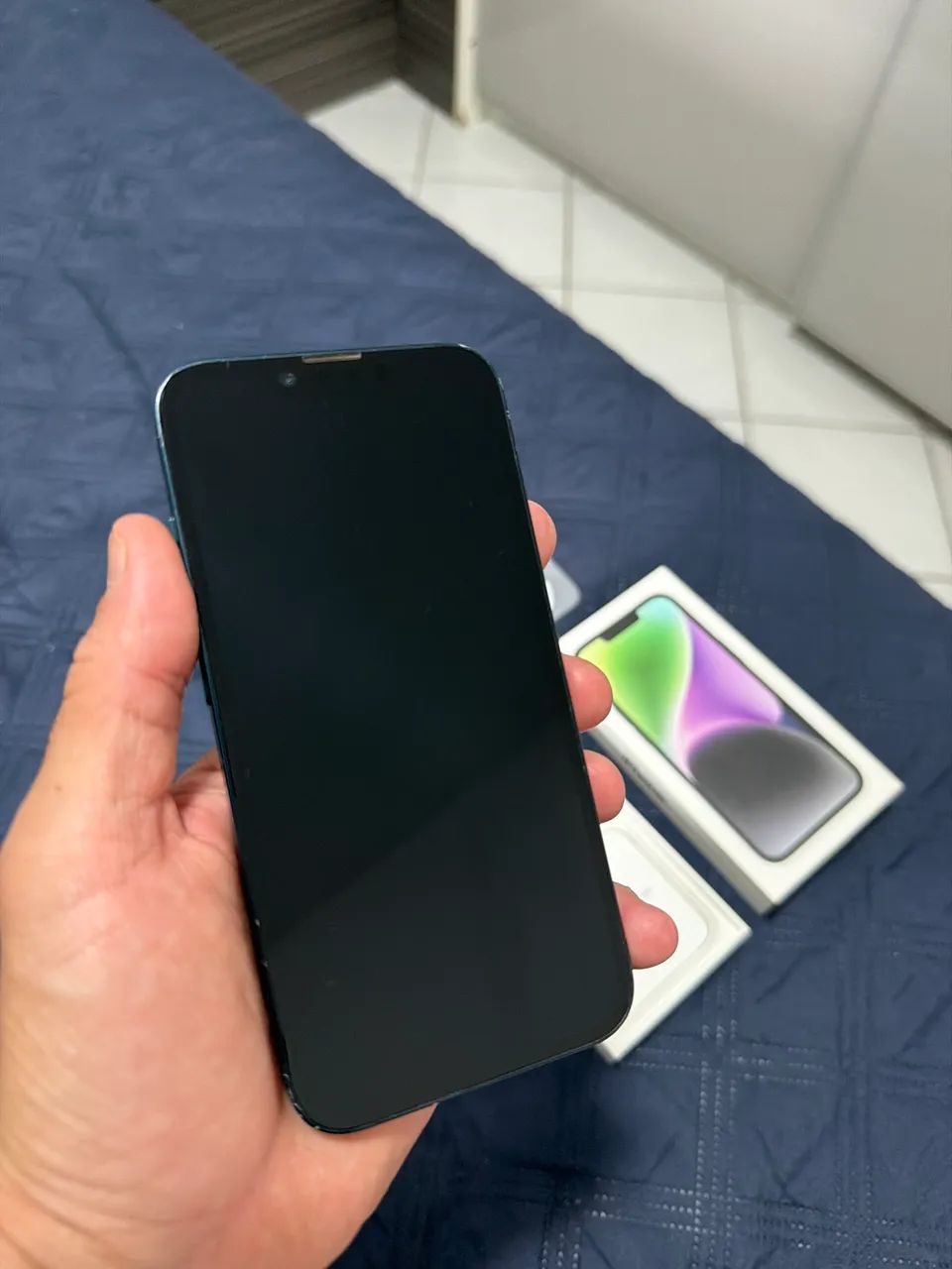 Vendo IPhone 14 256Gb Asul  - Foto 4