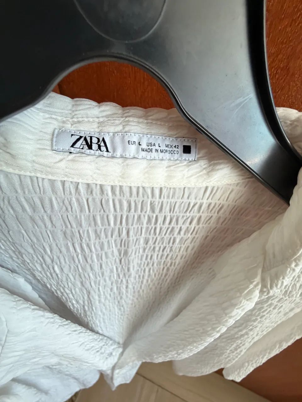 Camisa manga curta Zara