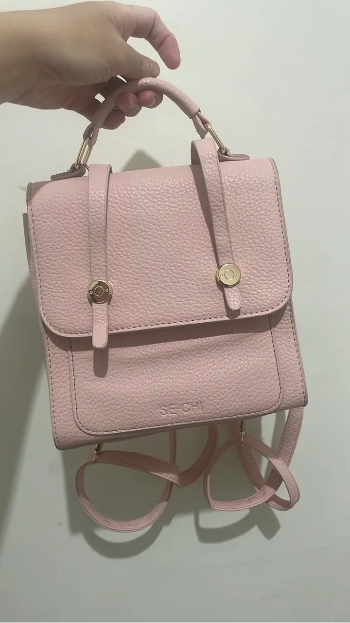 Bolsa de costas feminina 
