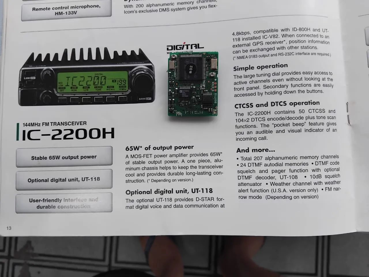 Placa digital 118 ut 