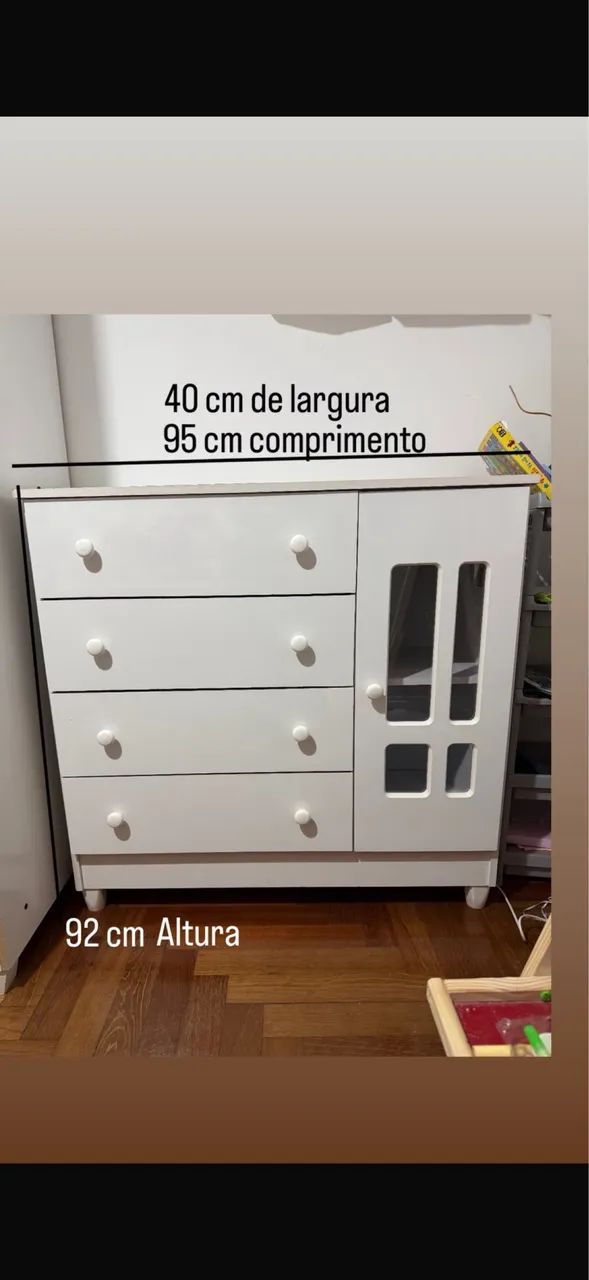 Cômoda Infantil Ternura - Foto 4