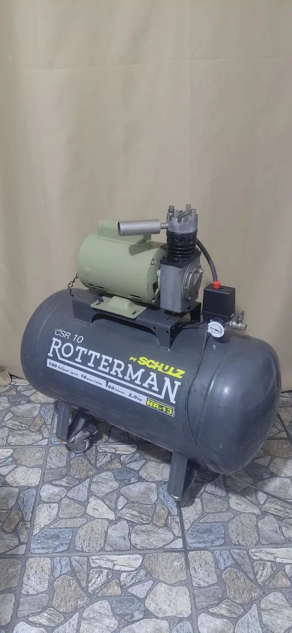 Compressor schulz 100 litros funcionando perfeitamente 