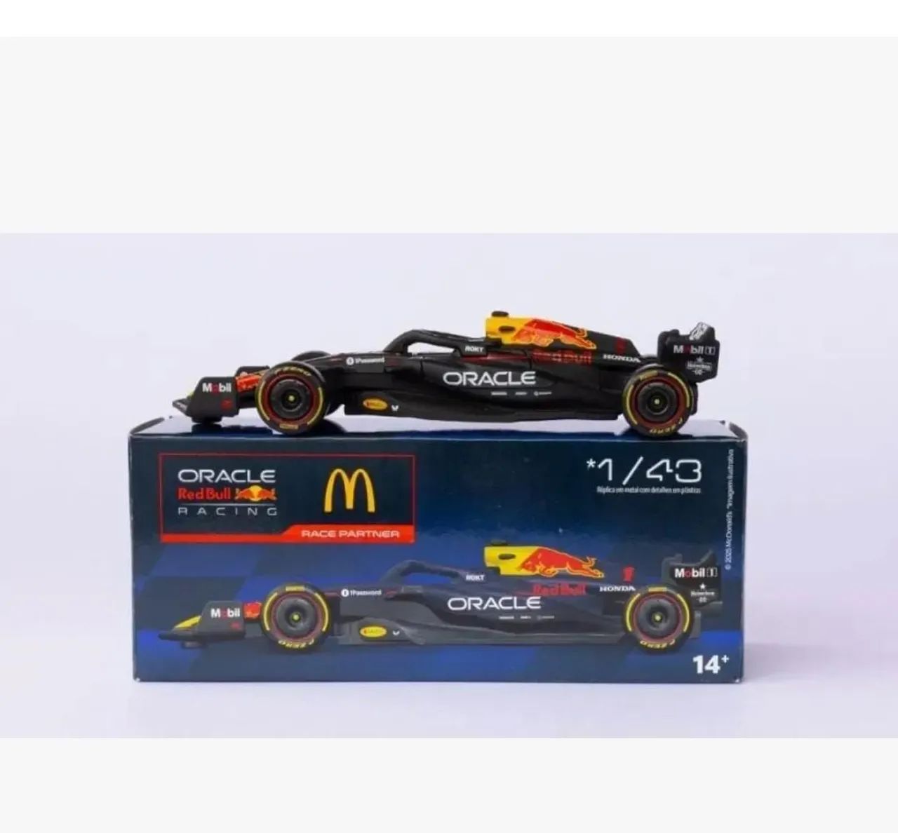 carrinho F1 mc Donald's 