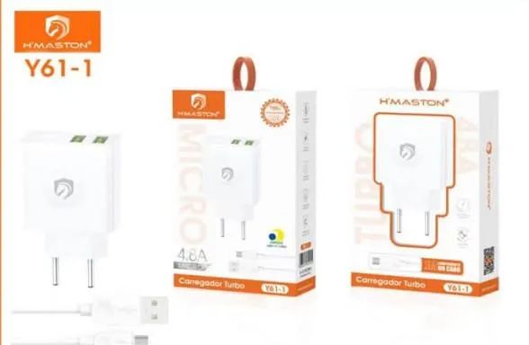 Carregador H?maston Y61-1 V8 2USB 4,8A