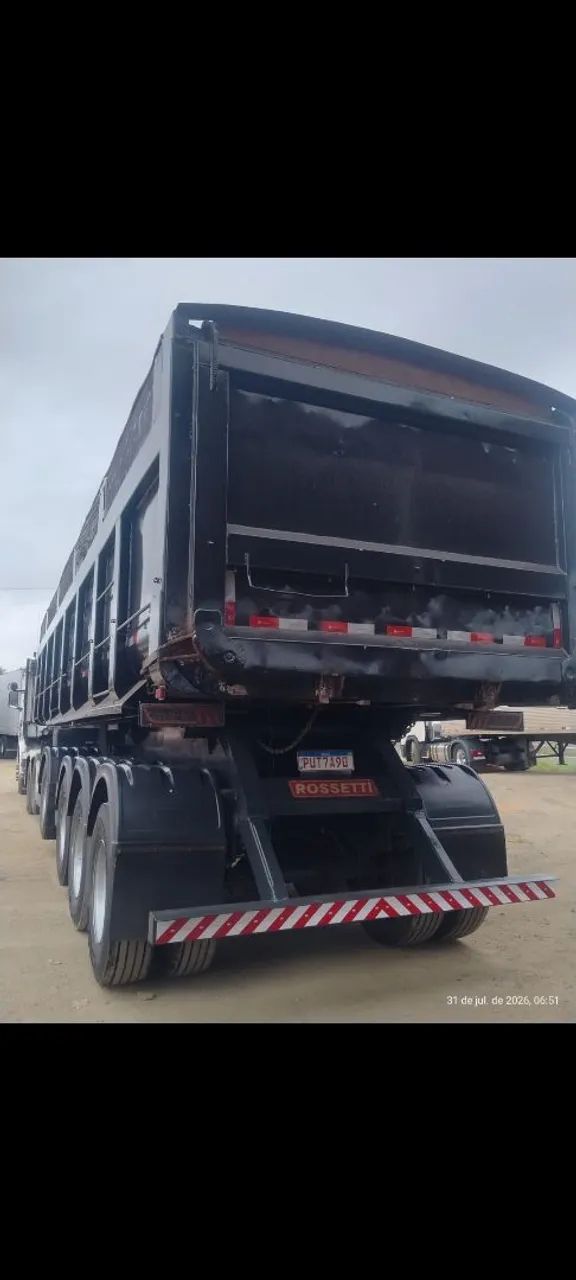 Carreta 4° eixo caçamba  - Foto 2