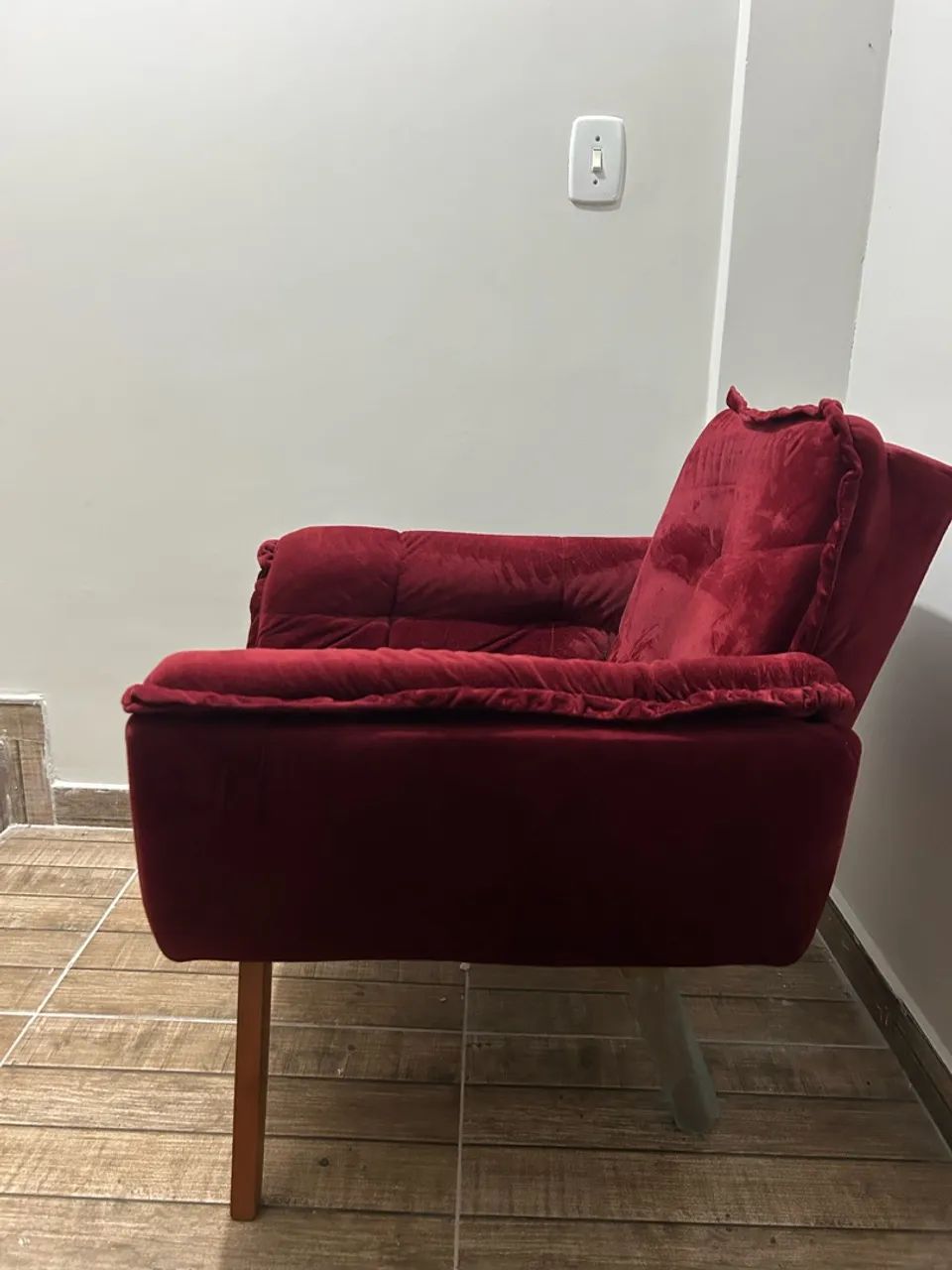 Poltrona Vermelha - 80 × 80 cm - Foto 5