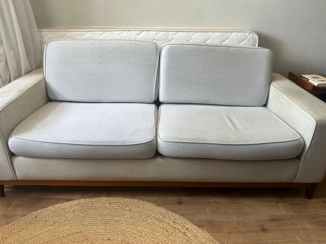 2-Seater Gray Sofa - Semi-New468251235772026881