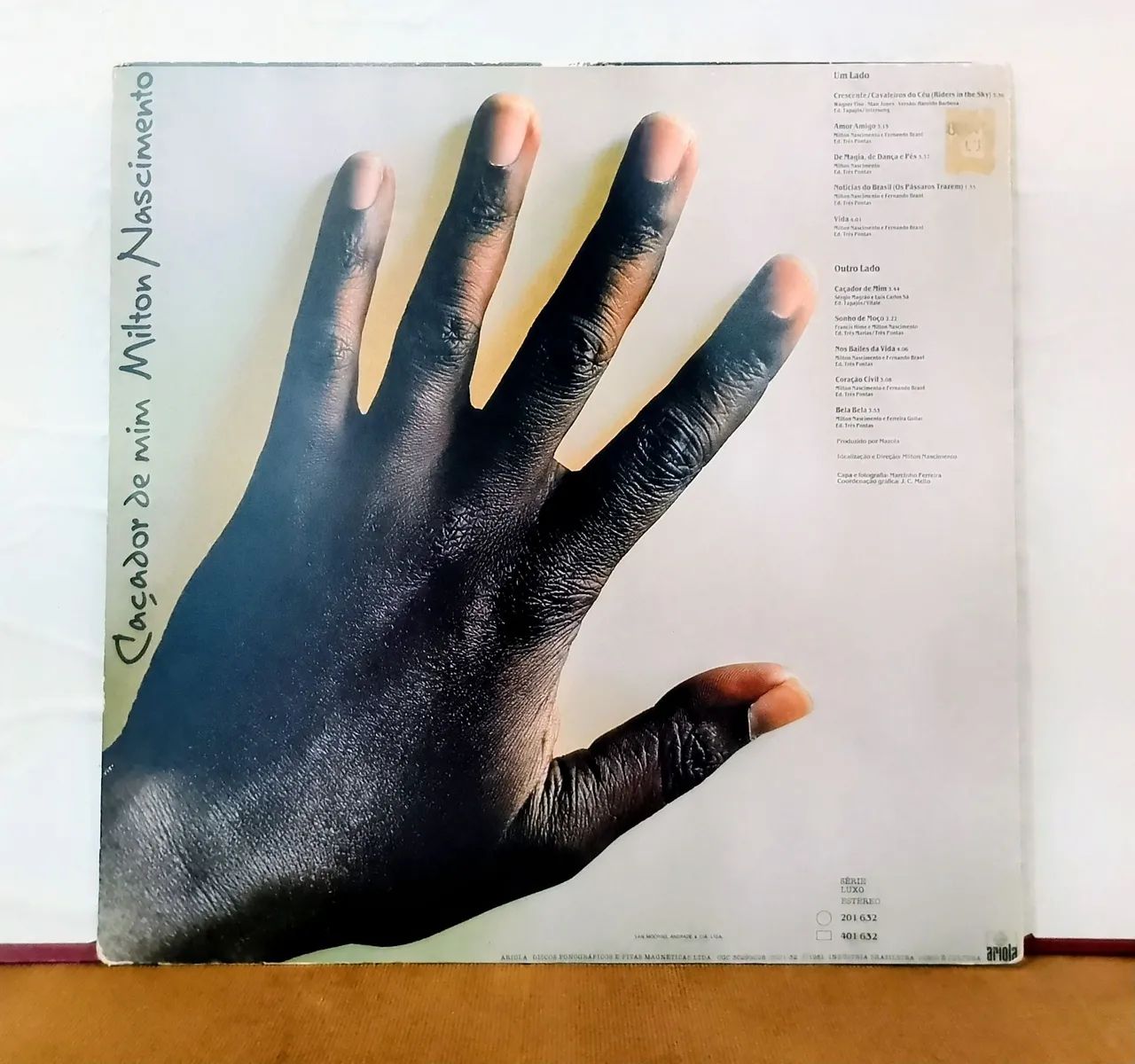 Lp Milton Nascimento - Caçador de Mim/De época/Com Encarte/Excelente  - Foto 4