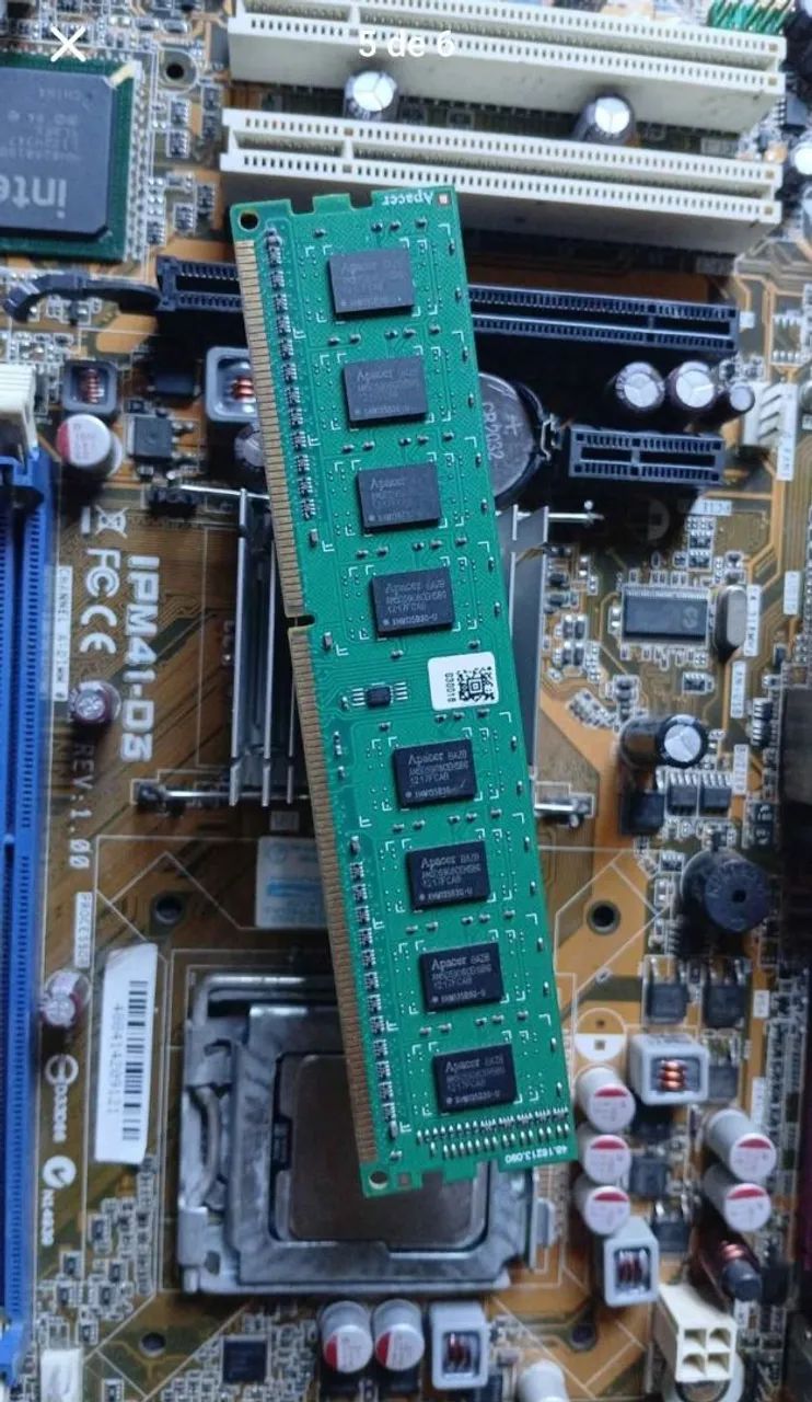 Placa-mãe+cpu+memória ram 2gb ddr3 - Foto 5