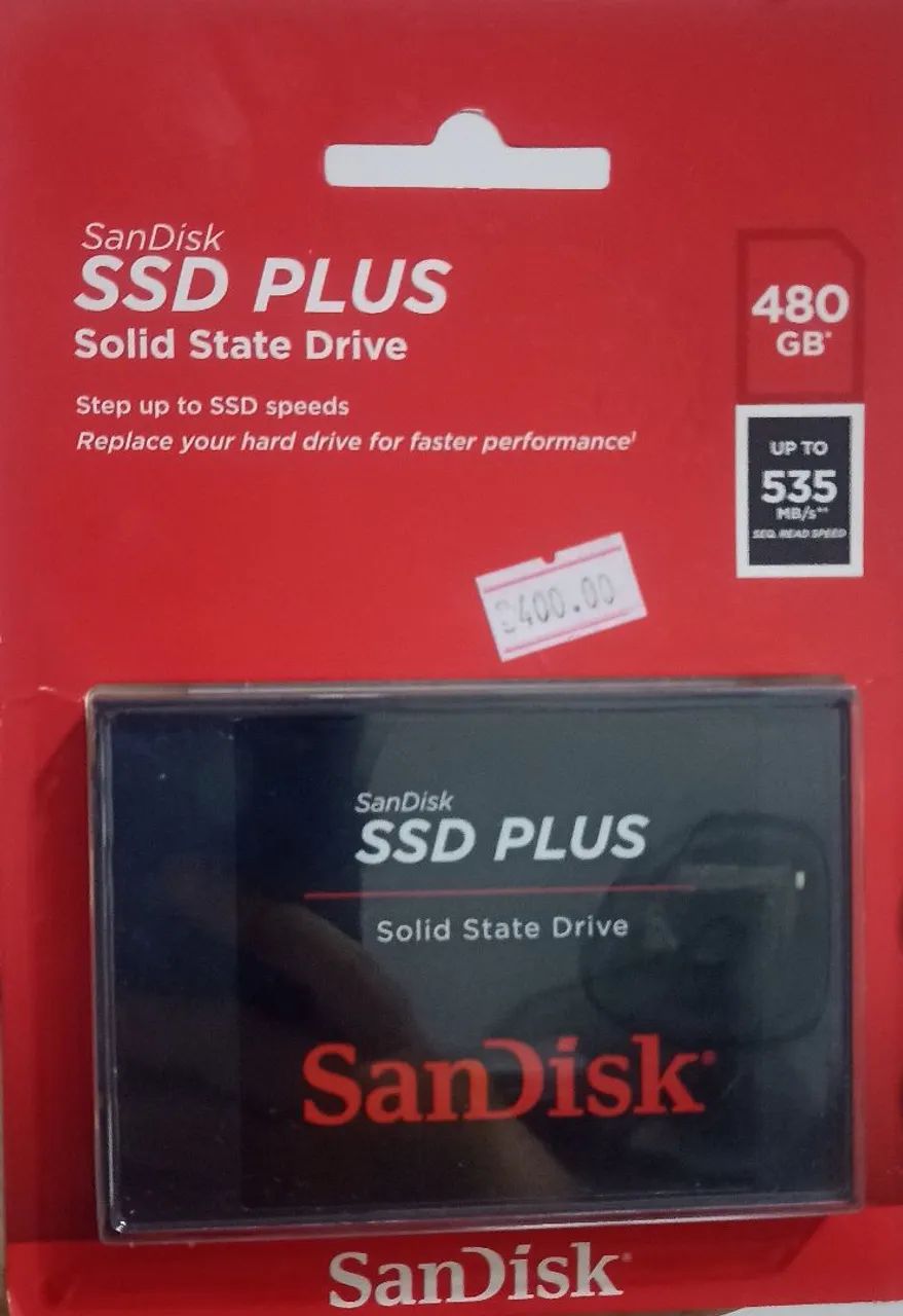 Vendo SSD 480gb Novo !!!!!