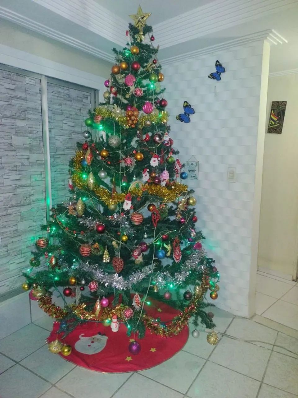Árvore de Natal completa 2.40mts