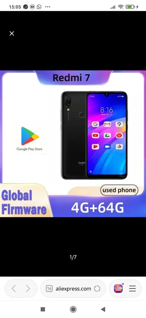 Redmi 7 no precinho 