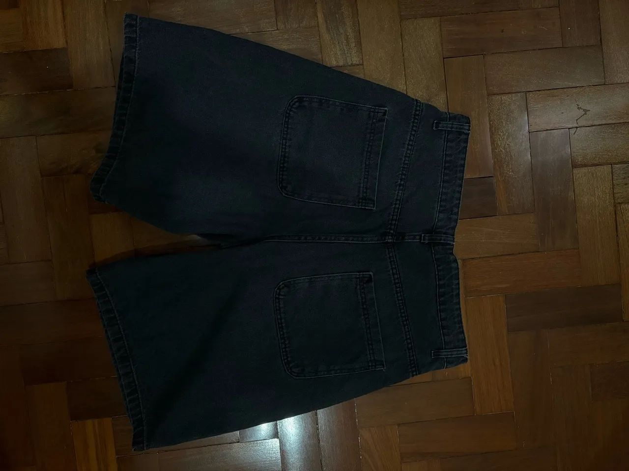 bermuda baggy preta 42 - Foto 2