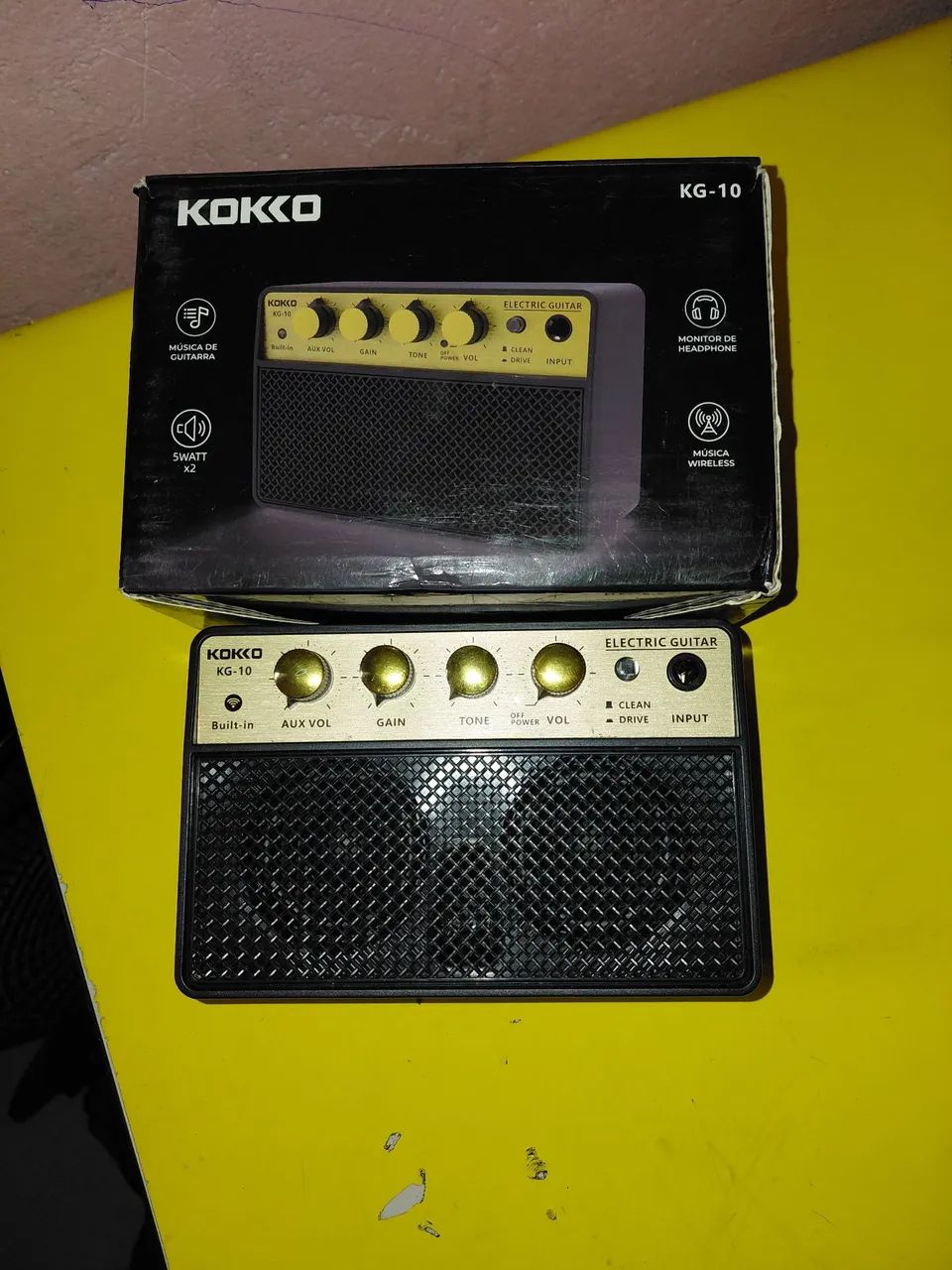 Mini anprificado de guitarra