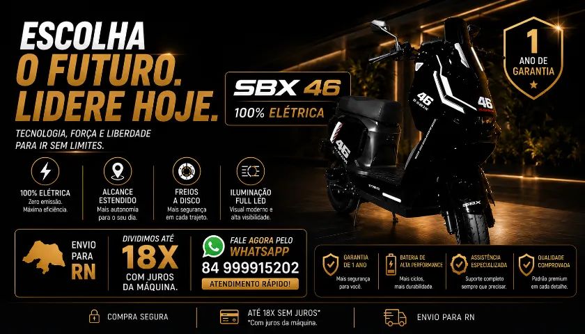 SBX 46 MOTO 100% ELÉTRICA  - Foto 5
