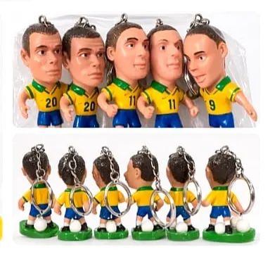 Mini Craques Chaveiro Com 6 Bonecos Lacrado - Foto 2
