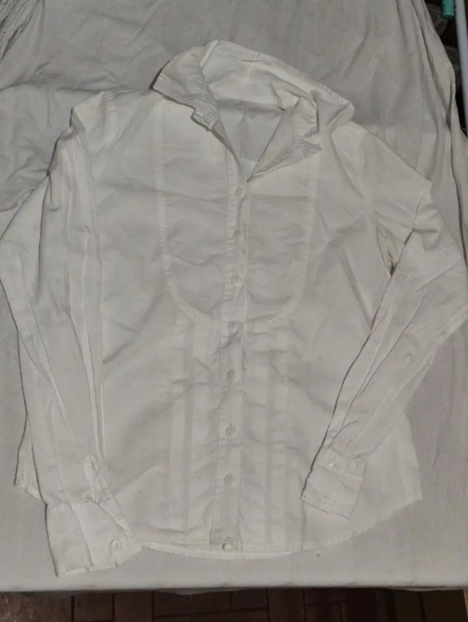 Camisa branca vintage