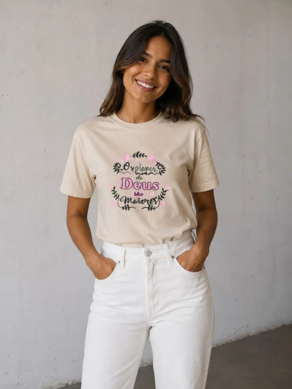 CAMISETAS FEMININAS E UNISSEX 100% ALGODAO 30.1  - Foto 4
