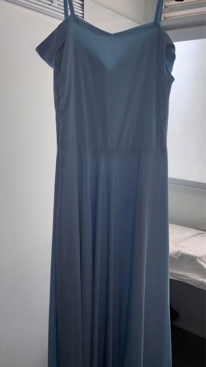 BAIXOU O PREÇO! Vestido longo azul elegante - para festa/formatura - Foto 3