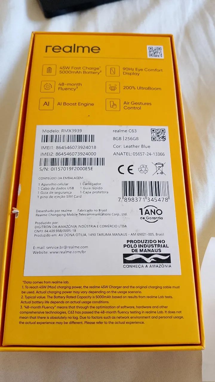 Telefone Realme C63 256GB - Foto 2