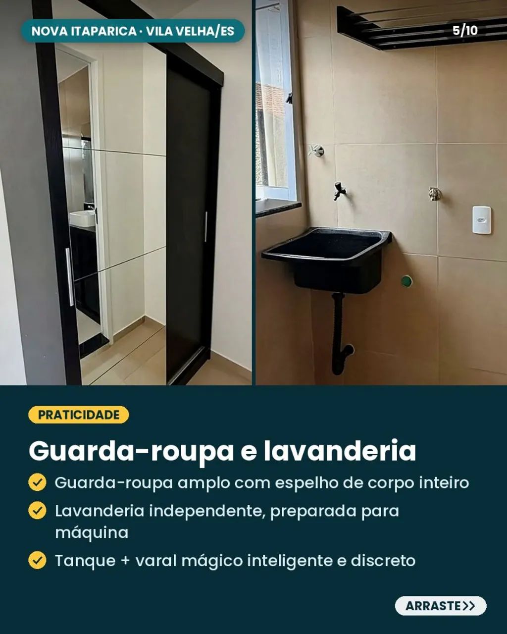 Studio Mobiliado pertinho da praia - Foto 5