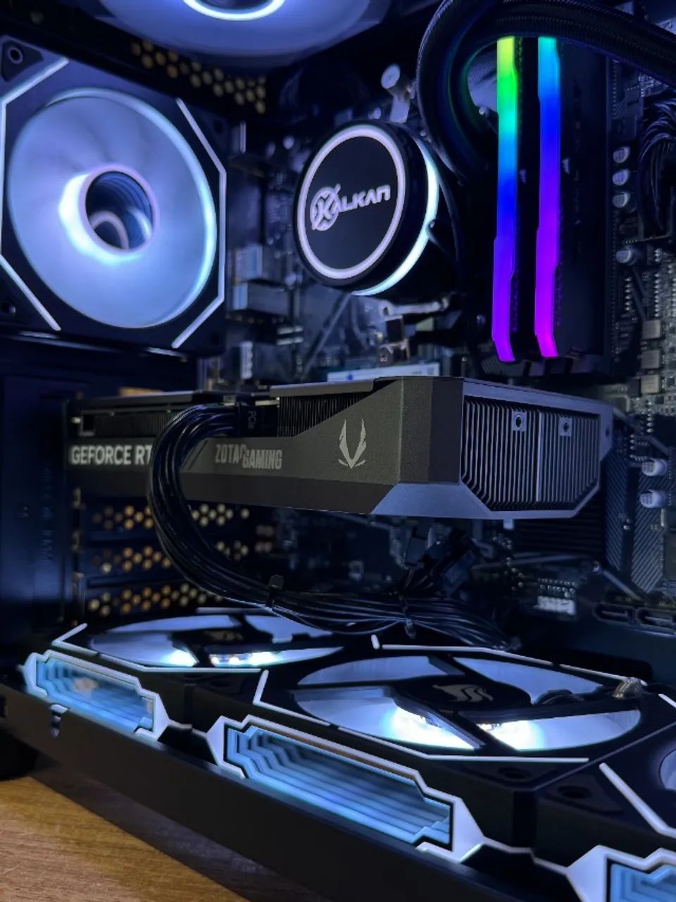 PC por R$ 7.999 à vista! - AMD Ryzen 5 5600 + RTX 5060TI 8GB - Olx Pay - Foto 3