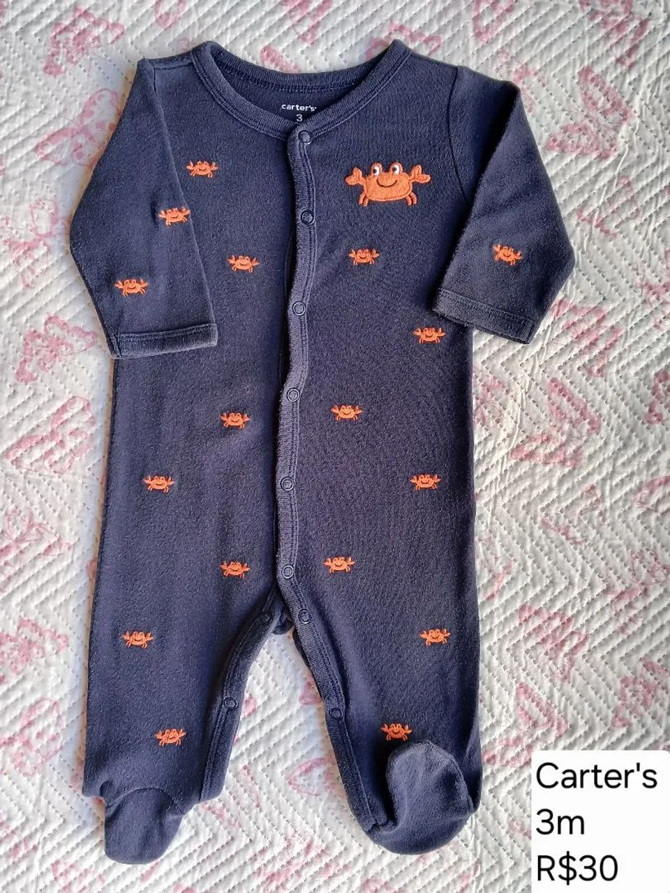 Roupas Carter's 3m - 4 macacão por 100 - Foto 4