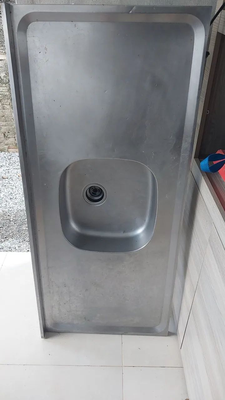 Cuba de inox e concreto usada - Foto 2