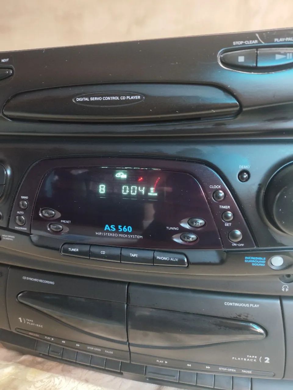 System Philips As560 somente aparelho funcionando tudo perfeitamente  - Foto 3