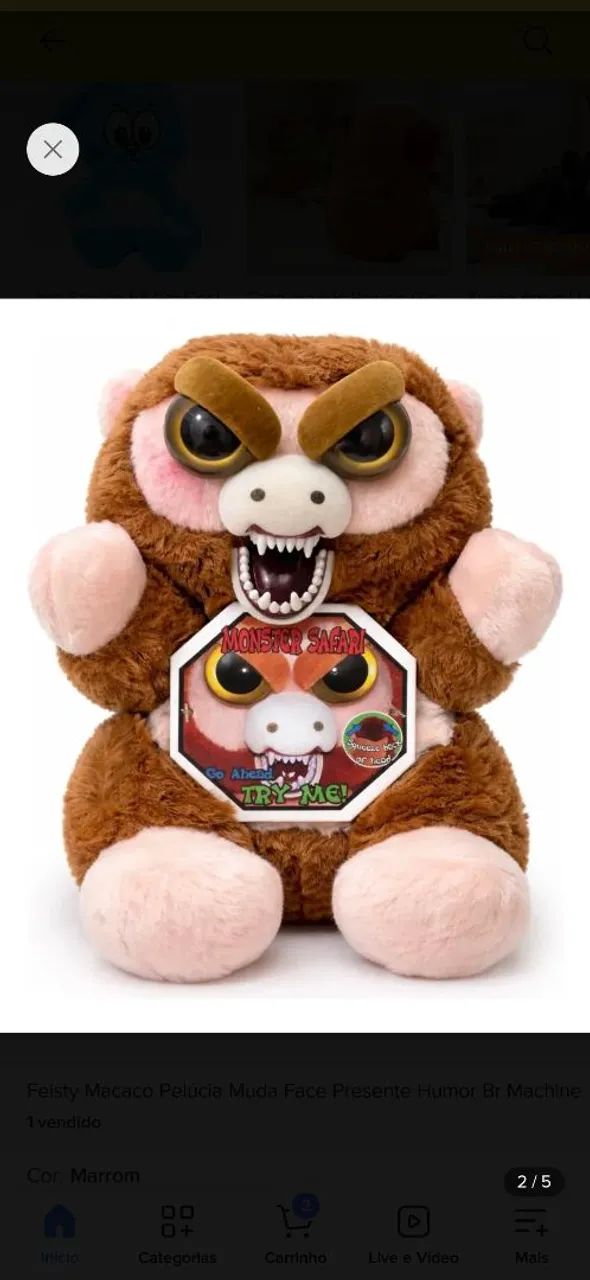 Feisty Monster Safari Macaco coleção nova BR MACHINE - Foto 3
