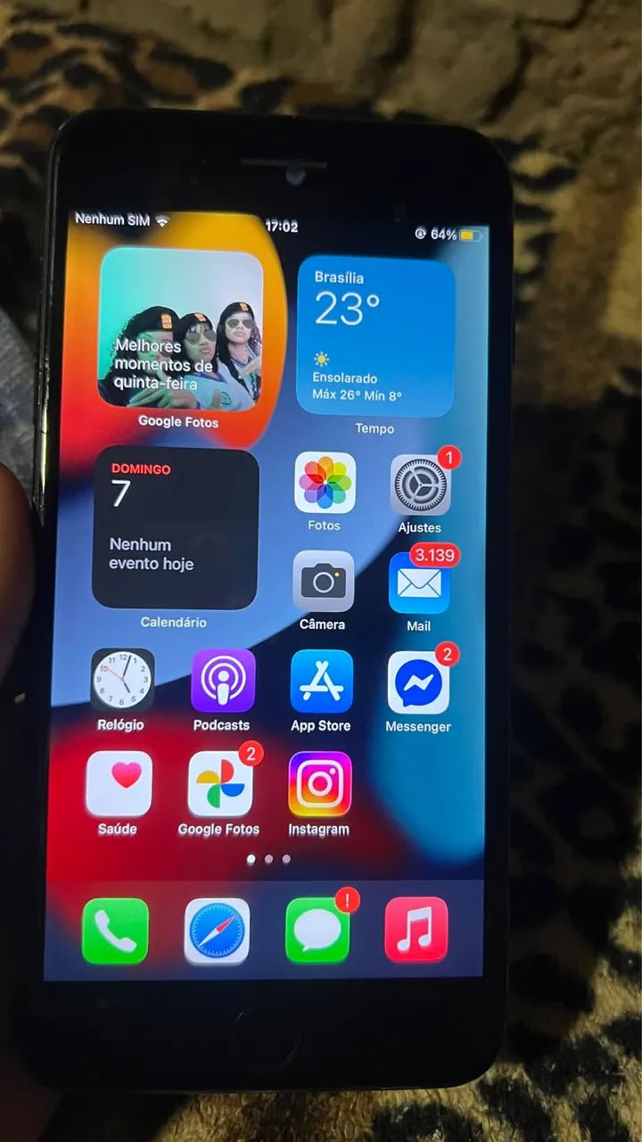iPhone 7 Plus 128g pra sair logo - Foto 4