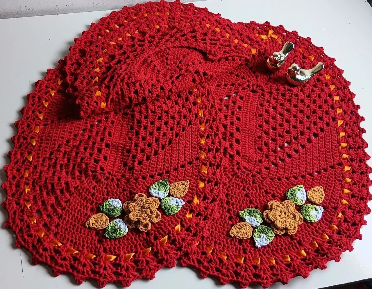 Kit jogo de banheiro em Croche 