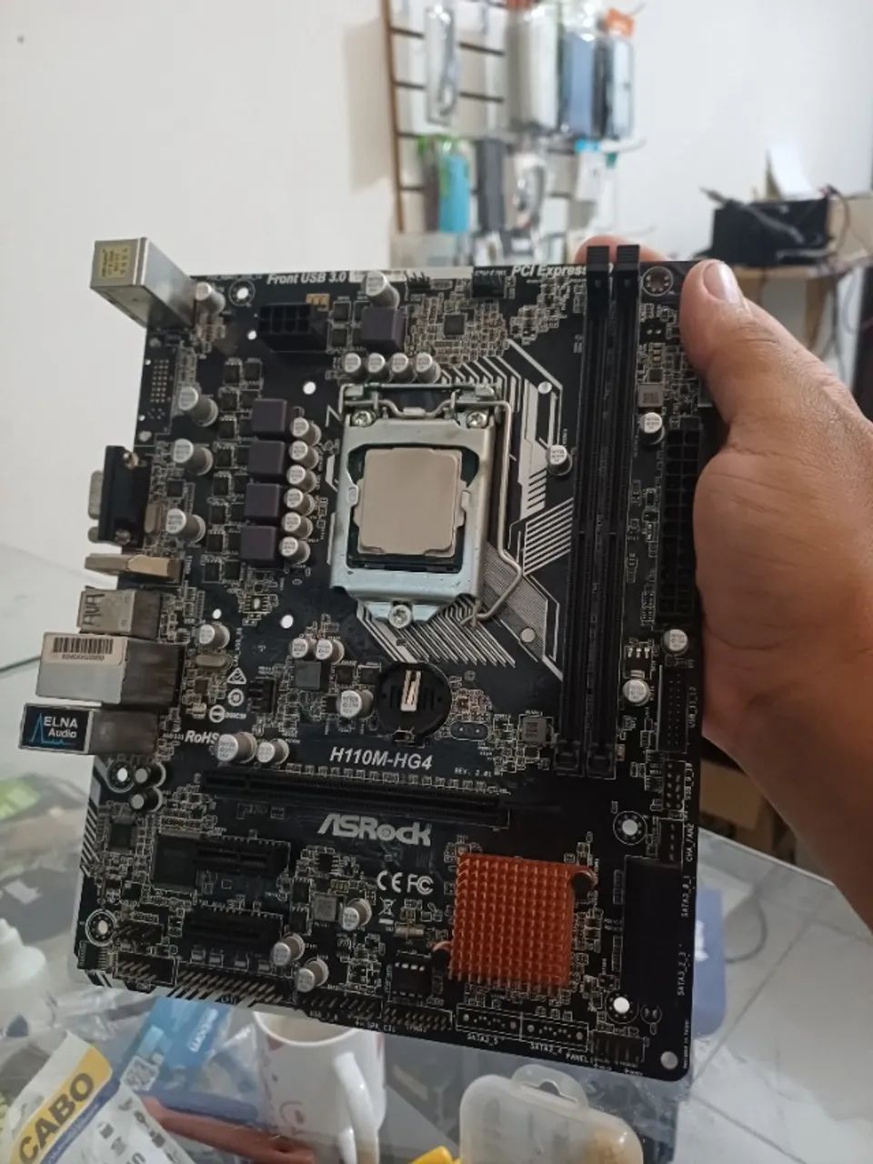 Placa mãe H110M + Processador i3 7100 - Foto 3