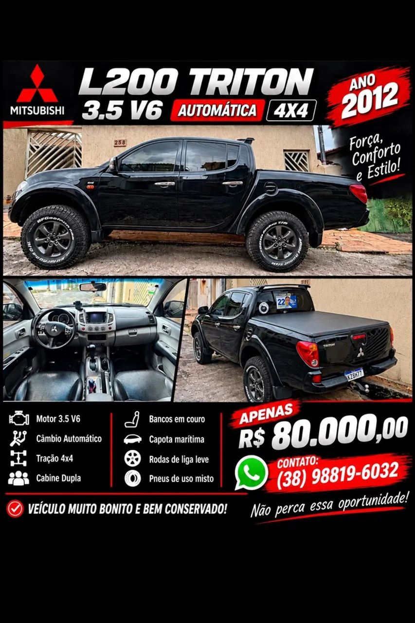 Mitsubishi L200 L200 Triton HPE 3.5 CD V6 24V Flex Aut. 2012