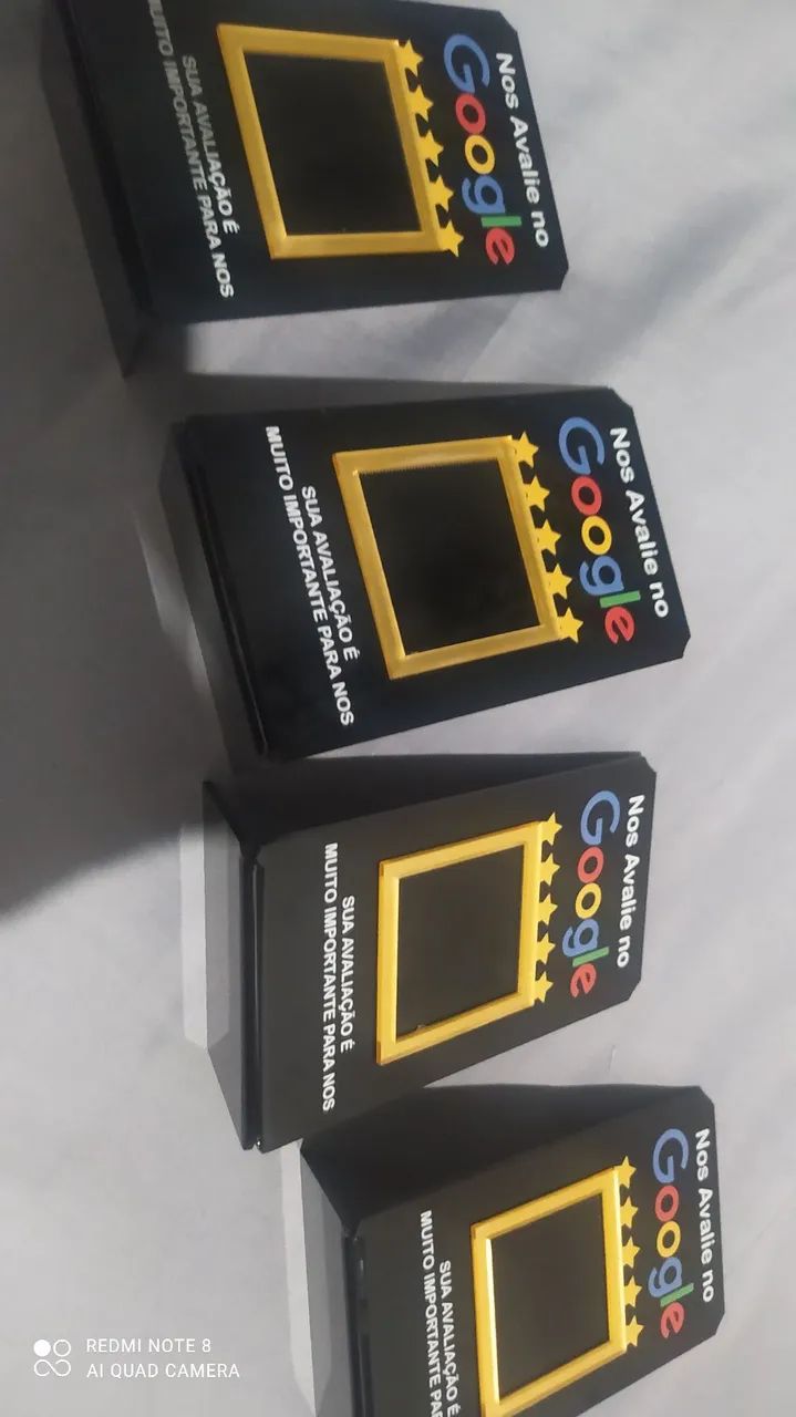 Plaquinha de avaliação do Google  - Foto 3