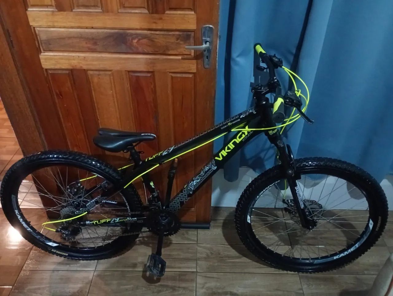 Bicicleta aro 26 viking seminova top - Foto 4