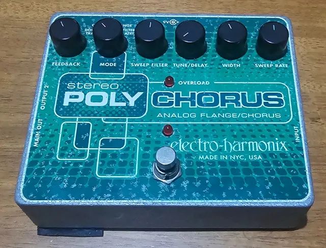 ギター Electro-Harmonix Stereo Poly Chorus Pedal Electro-harmonix Stereo Polychorus Original (Usado