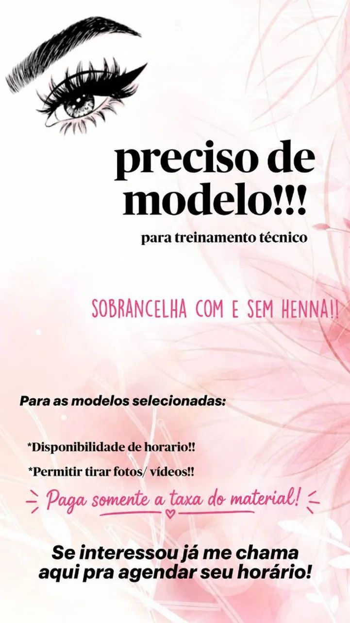 Modelo Design de Sobrancelhas 